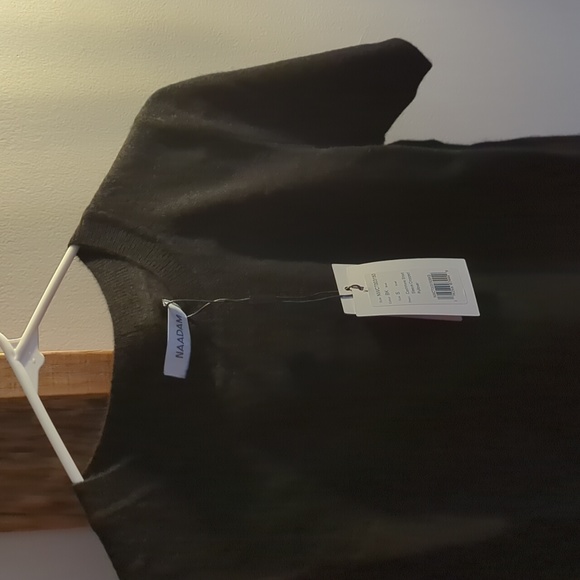 NWT - Naadam 100% Cashmere Short Sleeve cropped pullover - Picture 9 of 9